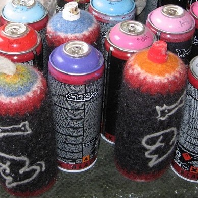 Cans of wool